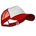 e4Hats.com Big Foam Mesh Truck Cap - White Red OSFM
