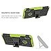 Honor 10 Lite/P Smart 2019 case,LiuShan Shockproof Heavy Duty Combo Hybrid Rugged Dual Layer Grip with Kickstand for Huawei Honor 10 Lite/P Smart 2019 Smartphone (Not fit P Smart 2018),Green