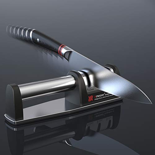 Amesser Knife Sharpener Diamond Wheel Quickly Sharpen, Honing, Polish