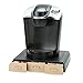 Mind Reader 36 Capacity 'Anchor' Triple Drawer K-Cup, Dolce Gusto, CBTL, Verismo, Single Serve Coffee Pod Holder Drawer, Black with Brown Wood Veneer