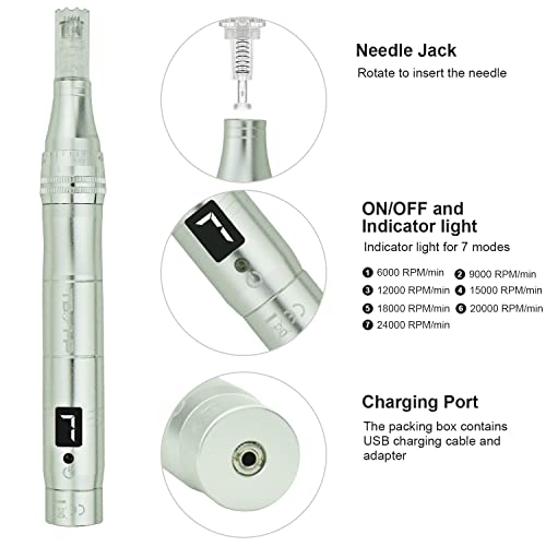 TBPHP M1 Electric Derma Beauty Pen Professional at-Home Kit with