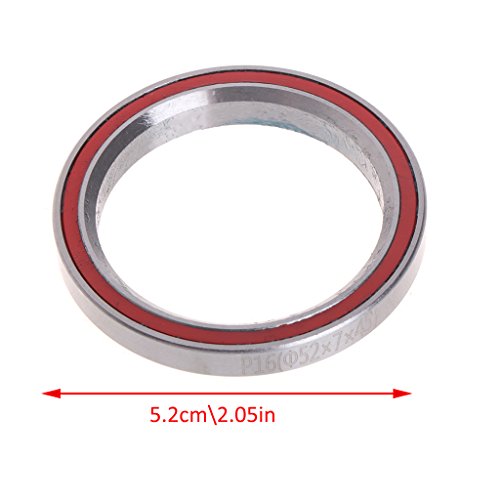 52mm/2.05'' Bicycle Headset Sealed Cartridge Bearing, Bike Headset Replacement Bearing, Cycling Parts Rings Steel Repair Tool