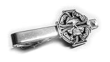 CELTIC SKULL Iron Cross German Biker Harley Suit Tie Bar Clip