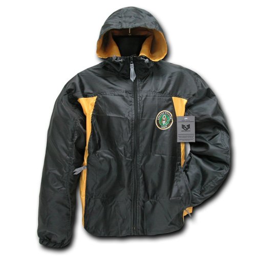 Rapiddominance Army 2 Tone Windbreaker, Black, Large
