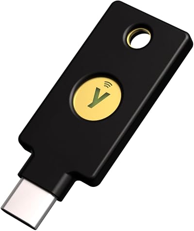 Yubico YubiKey 5C NFC USB C Security Key Two Factor Authentication FIDO2 TOTP