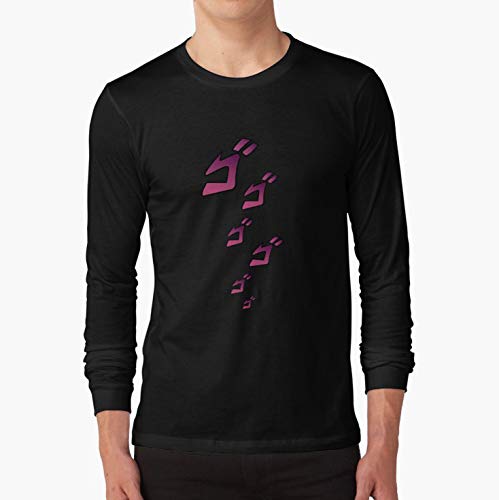 Jojo Menacing ゴゴゴ Jojo S Bizarre Adventure Long Sleeve Tshirt Unisex Hoodie Sweatshirt For Mens Womens Ladies Kids Amazon Ca Handmade