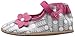 Robeez Becca Mary Jane Soft Sole Crib Shoe (Infant), Grey, 18-24 Months M US