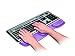 Fellowes Keyboard Palm Support with Microban Protection, Gel, Purple (9183601)