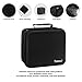 Tranesca Protective Portable Hard Shell carrying case for Nintendo Switch Console and Accessories ( Holds 21 Game Cartridge and comes with bonus screen protector and Joy cons grip )thumb 4