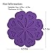 ME.FAN 4 Set Silicone Pot Holders, Trivet Mat, Jar Opener, Spoon Rest and Kitchen Trivet, Non Slip Flexible, Durable, Heat Resistant Dishwasher Available Kitchen Trivet and Pot Pads-Deep Color