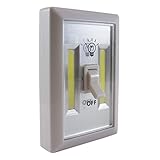 Multipurpose, Battery Operated, 24 COB LED Light Switch Night Light for Closet, Cabinet, Shed, Garage, Attic, Nursery and Much More! by Kitchsmart (1)