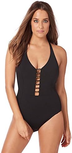Women’s Swimwear Meridian Lyra Halter One Piece Swimsuit with Soft Cup Bra
