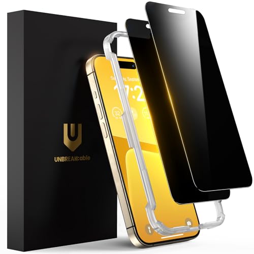 UNBREAKcable Panzer Sichtschutz Glas für iPhone 15 Pro [2... en promo sur Amazon