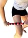 Elite Massage Roller Stick Targets Sore, Tight Leg Muscles to Prevent Cramps and Release Tension. It's Sturdy, Lightweight, Smooth Rolling and Thankfully This Lifesaver has Comfortable Handles.Red
