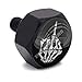 TRICKTOPPERS for Harley Custom Black Billet Aluminum Hex Seat Bolt for 1996 - Up Harley 1/4-20 - Skeleton Middle Finger