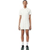 Lacoste Womens Organic Cotton Buttoned Polo Dress