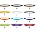 UEETEK Puppy Whelping Collars : 12Pcs Double-Sided Puppy ID Collars with Bells Adjustable Dog ID Bands Identification Collar for Newborn Puppies Kittens