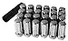 32 LUG NUTS SPLINE DRIVE BULGE ACORN 14x2.0 LONG XL CHROME LUGS FORD SUPERDUTY