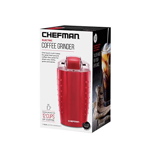 Chefman Electric CoffeeGrinder for Fresh CoffeeGrounds