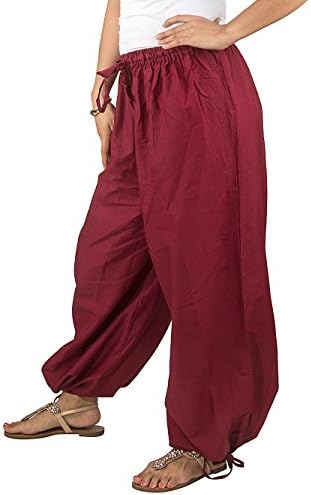 Tribe Azure Women Harem Baggy 100% Cotton Boho Pants Hippie Yoga Aladdin