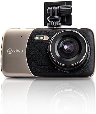 XIWU 4" Screen 1080P Full HD 170° Angle View Dashboard Camera Recorder Car Vehicle Dash Cam with 16GB Card, G-Sensor ,Loop Recording, Night Vision ,WDR
