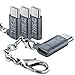 USB Type C Adapter, USB-C to Micro USB Adapter Convert Connector with Keychain Charger Compatible Samsung Galaxy S9 Plus S8 S8 Plus Note 9 8,LG G5 G6 V20 V30,MacBook,Google Pixel More (4 Pack, Gray)