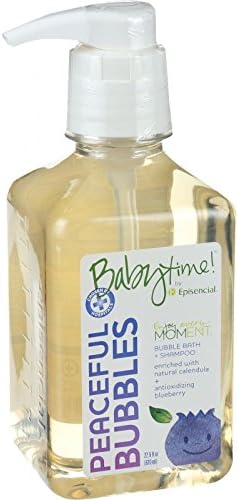 Babytime By Episencial Peacful Bubbles Bubble Bath plus Shampoo - 22.6 oz