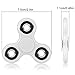 HITASION Fidget Toys Hand Spinner for Adults EDC ADHD Focus Ultra Durable High Speed 1-3 Min Smooth Spin Not Cracked (White)