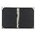 Samsill 15131 Classic Collection Executive Presentation Mini 3 Ring Binder/Organizer/Planner, 1 Inch Brass Round Ring (5.5 x 8.5 Inch Sheets), Black