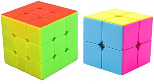 Magic Cube 3x3x3+2x2x2 Strengthened Version Puzzle Cube Cubo Colorful Learning Educational Kids Puzzle Toys -Anti Stress and Turns Quicker by RexRod