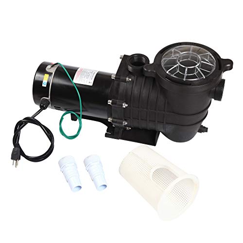 TRUPOW 2HP 110V 110GPM Swimming Pool Pump Strainer Filter Garden InGround Portable Transfer Water Pump
