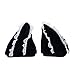 Pawstar Gothic Lolita Kitty Necomimi Fleece and Lace Covers Replacements Sleeves Only - Black with White