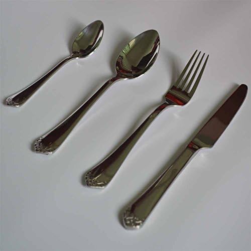 Redhong Home Use 18/10 Stainless Steel Flatware Set Western Tableware Cutlery ,Pack of 4
