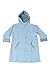 Fit Rite Boys Girls Hooded Waterproof Long Raincoat Full Length Rain Jacket for Children and Toddler with Reflective Stripes