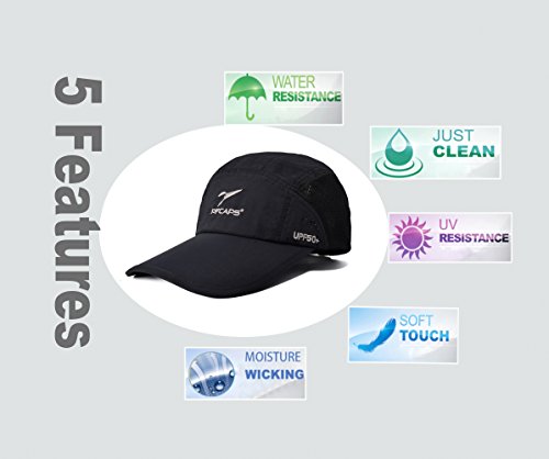 image for Ellewin Summer Baseball Cap Quick Dry Cooling Sun Hats Flexfit Sports 