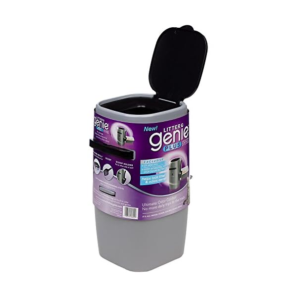 Litter Genie Plus Cat Litter Disposal System with Odor Free Pail System