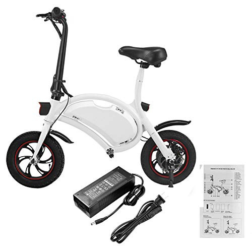 350W Folding Portable Electric Bike with 36V 6AH LithiumIon Battery