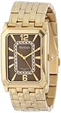 Armitron Men's 20M4210BNGP Swarovski Crystal Accented Gold-Tone Brown Dial Dress Watch