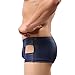 MASS21 Sexy Underwear Boxers for Men Hollow Out Pouch Trunk Shorts Sapphire Blue Size L