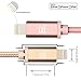 LAX iPhone Charger Lightning Cable - MFi Certified Durable Braided Apple Lightning USB Cord for iPhone 11/11 Pro Max/XS Max/X/iPad, iPod & More 2 Pack