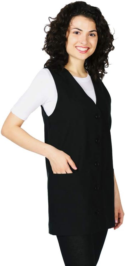 Ronny Professional Salon Vest, Stylist Vest, Cosmetology Uniform. Bleach Proof
