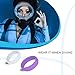 COOLOO 10 Pack Silicone Wedding Ring for Women, Premium Wedding Bands Thin and Stackable Durable Comfortable Rubber Rings, Black White Pink Silver