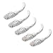 Cable Matters 10Gbps 5-Pack Snagless Cat 6 Ethernet Cable - 5ft, Cat 6 Cable, Cat6 Cord, Ethernet Cord, White