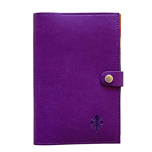 バルサンティ お薬手帳 ケース イタリア製 カード8枚収納 スナップとめ (バイオレット)商品画像
