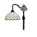 Tiffany Style Floor Lamp Jeweled Beaded Arched 62