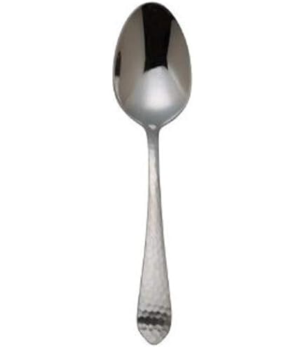 Hammered Antique Finish Dinner Forks - Set Of 4, 18/10 Stainless Steel, 7-7/8 Inches, Matte Satin Look - View #3
