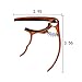 Ohuhu Guitar Capo for Acoustic, Electric Guitars, Ukulele, Zinc Alloy- Quick Change Guitar Capo With Free 5 Picks & Pick Holder(RoseWood Color), Acoustic Guitar Accessories Trigger Capo Key Clamp