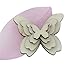 Tinksky Wooden Butterfly Cutouts Craft Embellishment Gift Tag Wood for DIY,Pack of 50 (Mixed Size)