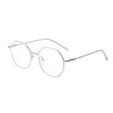 WHHJM Polygon Blue Light Blocking Glasses for Women