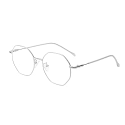 WHHJM Polygon Blue Light Blocking Glasses for Women